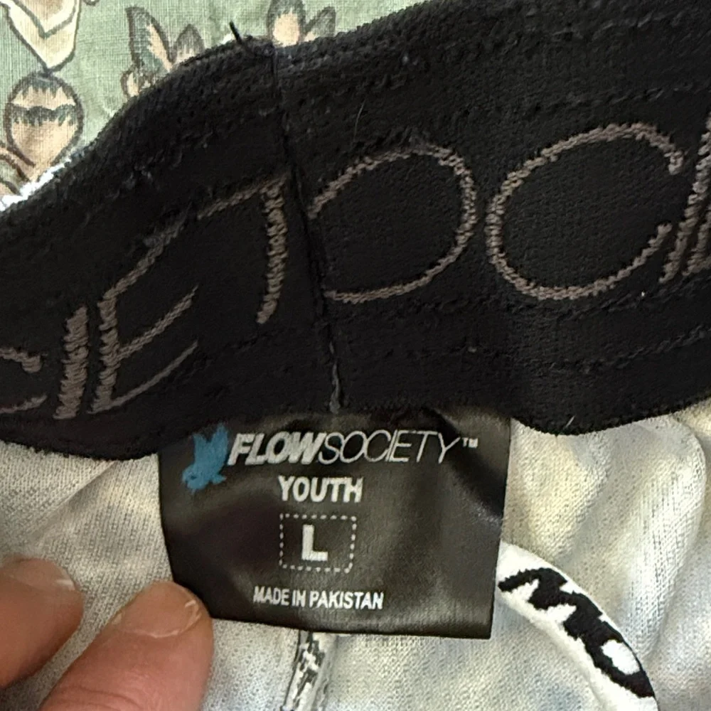 Flow Society Lacrosse Boys Navy Science Cartoon Print Athletic Shorts - Picture 4 of 4